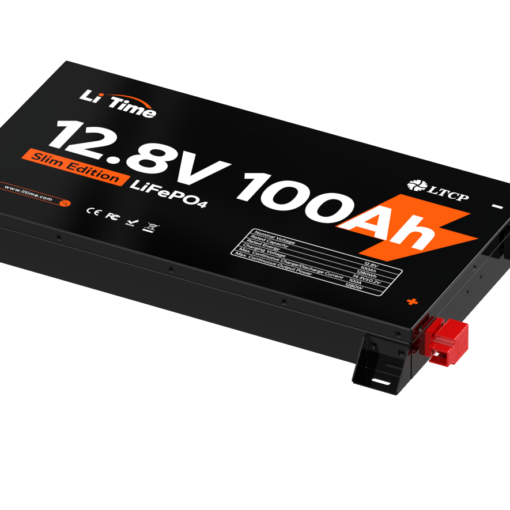 Litiumbatteri 12V 100Ah Slim for trange områder - Bilde 5