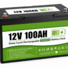 Litiumbatteri 12V 100Ah med Bluetooth