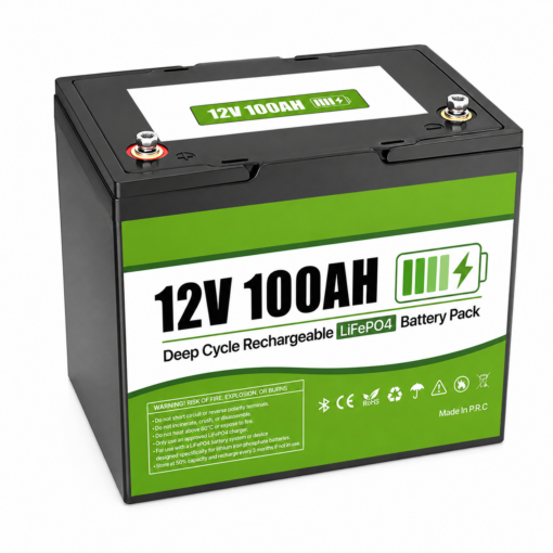 Litiumbatteri 12V 100Ah med Bluetooth - Bilde 3