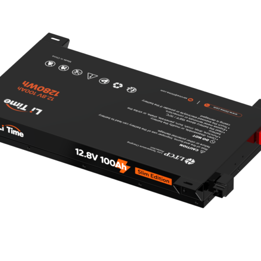 Litiumbatteri 12V 100Ah Slim for trange områder - Bilde 6