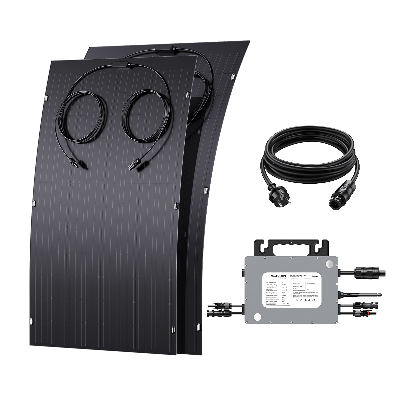 120W Fleksibelt Solcellepanel - Bilde 10