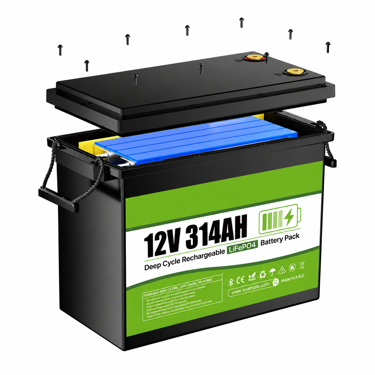 LifePo4 314Ah batteri BT - Bilde 2