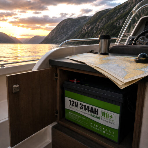 Litiumbatteri 12V 100Ah med Bluetooth - Bilde 5